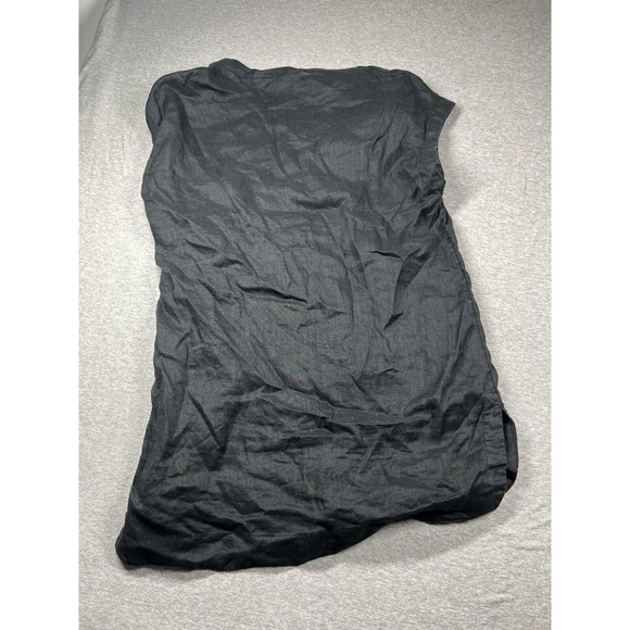 Athleta Womens XXS‎ Dress Straight Black White kaftan V-Neck Embroidery - Picture 6 of 7